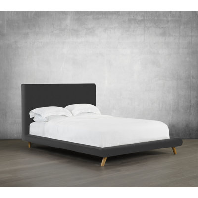 Lit plateforme tapissier Brownell