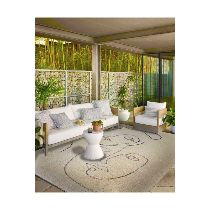 Tapis lavable à motif de face, Tapis de couloir 3 pi 3 po x 6 pi 7 po inclus
