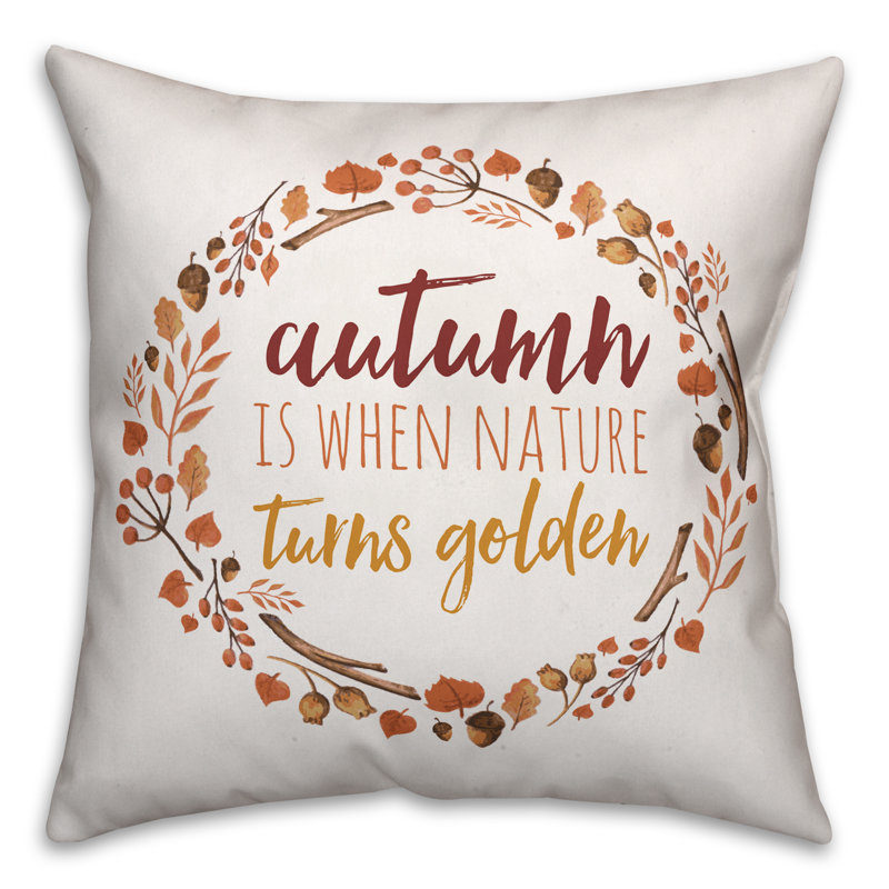  Coussin Golden Autumn