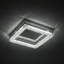 Aazim Chrome LED Flush Mount