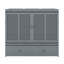Lit escamotable double avec port USB et tiroir-1411348387