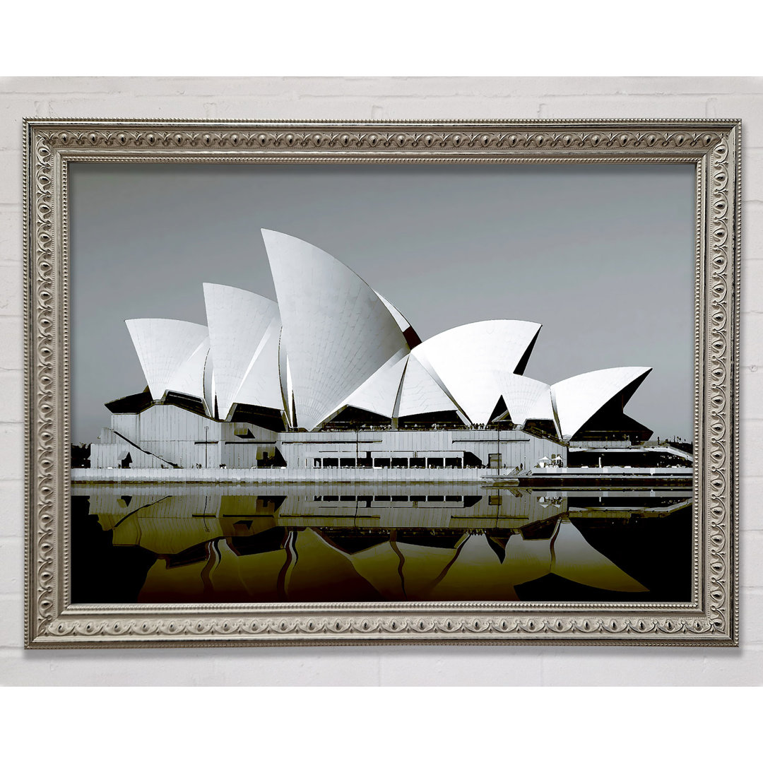 Sydney Opera House Green Harbour - Einzelner Bilderrahmen Kunstdrucke