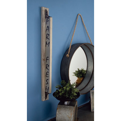 Farmhouse Wall Decor on Solid Wood