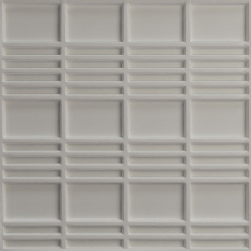 Panneau mural décoratif Stacked EnduraWall 3D (paquet de 12 pour 32,04 pieds carrés), Vert club de chasse satiné