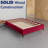 Makailah 15" Premium Velvet Material Wood Box Spring/Bed Frame, Durable, Stylish, Multi Color-88597294-88597290