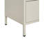 43 cm W Steel Bedside Table-137476397