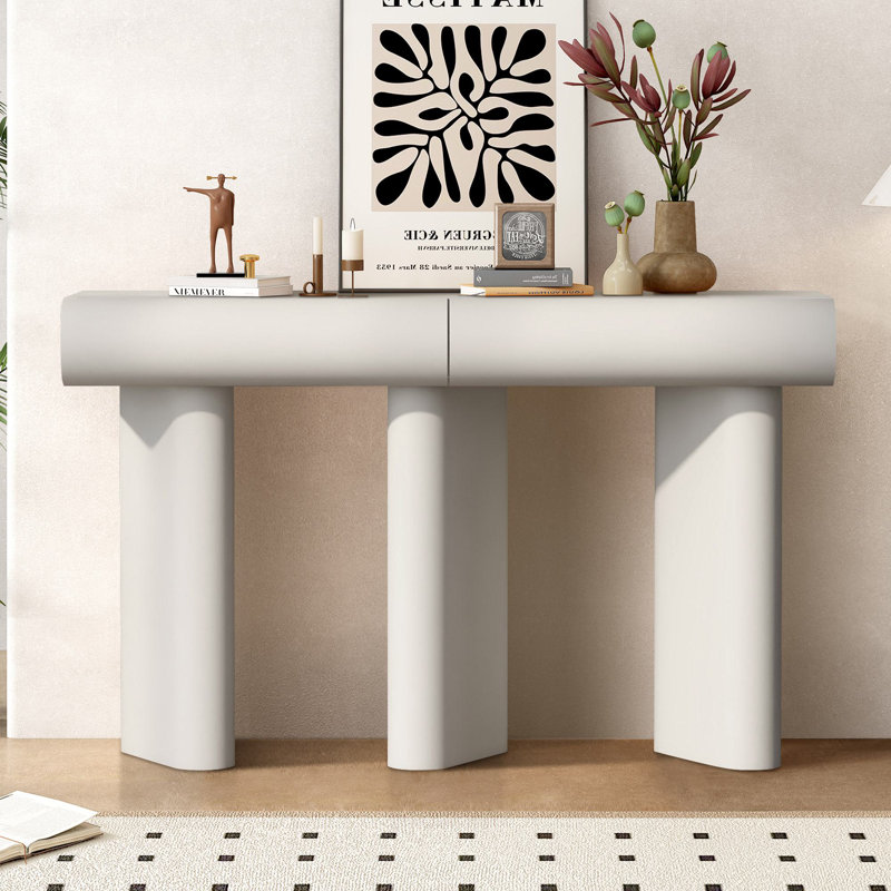 Beaumont 47.6'' Console Table, White