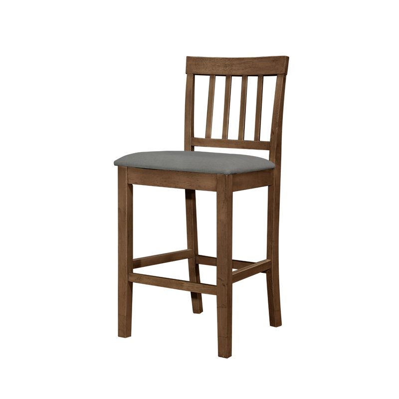 Chaise de comptoir Ance (ensemble de 4), Brun