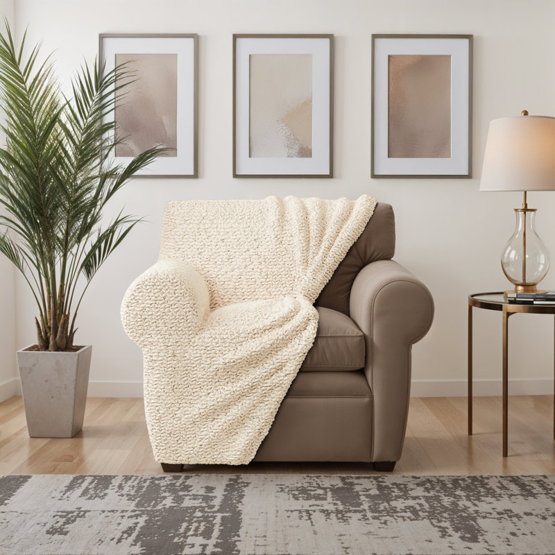 Housse extensible pour fauteuil - Housse de canapé lavable, protecteur de meubles, animaux de compagnie - Collection Comfort