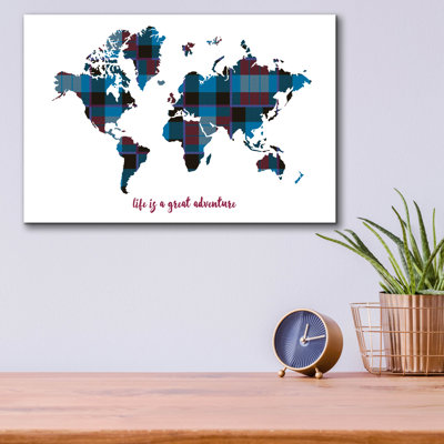 «Great Adventure» par Erin Clark, art mural en verre acrylique, 16 po x 12 po