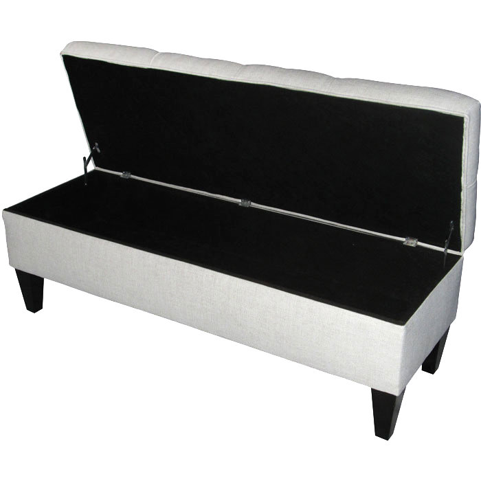 Potrero Polyester Upholstered Storage Bench