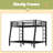 Metal Full XL Over Queen Bunk Bed For Teens And Adults,Space-Saving/Noise Reduced/No Box Spring Needed