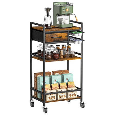 Coffee Station Cabinet with Pod Drawers by 17 Stories