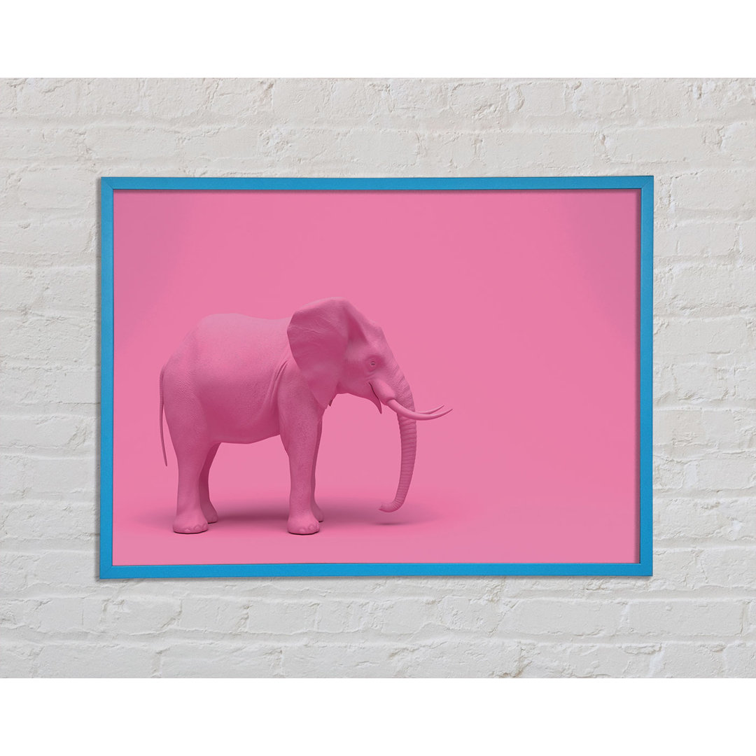 Der rosa Elefant - Druck