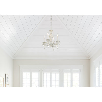 Lustre classique / traditionnel à 4 lumières de style bougie Abagail