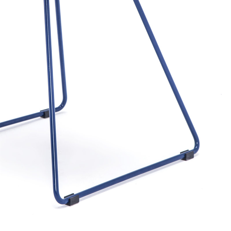 Chaises de bistro en métal Industrial, Blue, Blue
