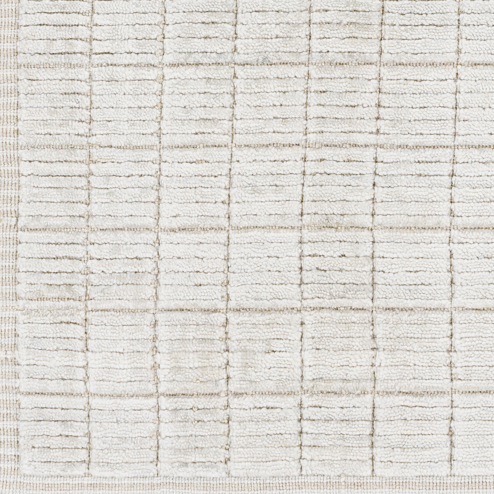 Jacey Hand-Woven Checkered Rug, Runner 2'6" x 8'