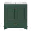 Armoire de meuble-lavabo 30 po avec lavabo en céramique et 2 grandes portes à fermeture douce-126961961