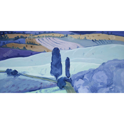 Tuscany field - 15.75"x31.50" Desk mat