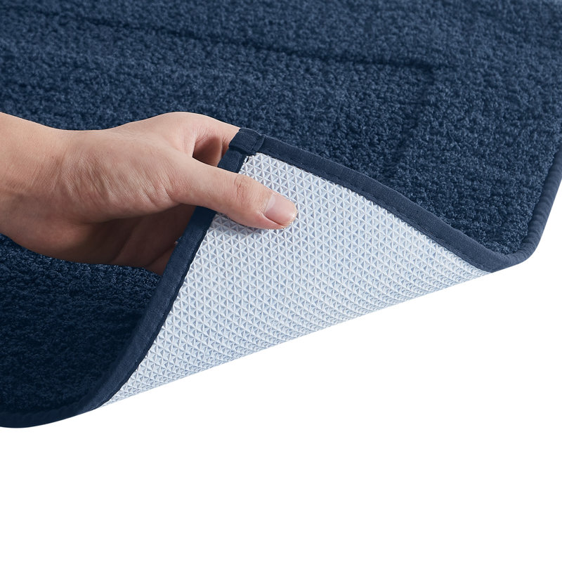  Cloud Bath Rug, 20x34 Rug 2 Pack, Blue