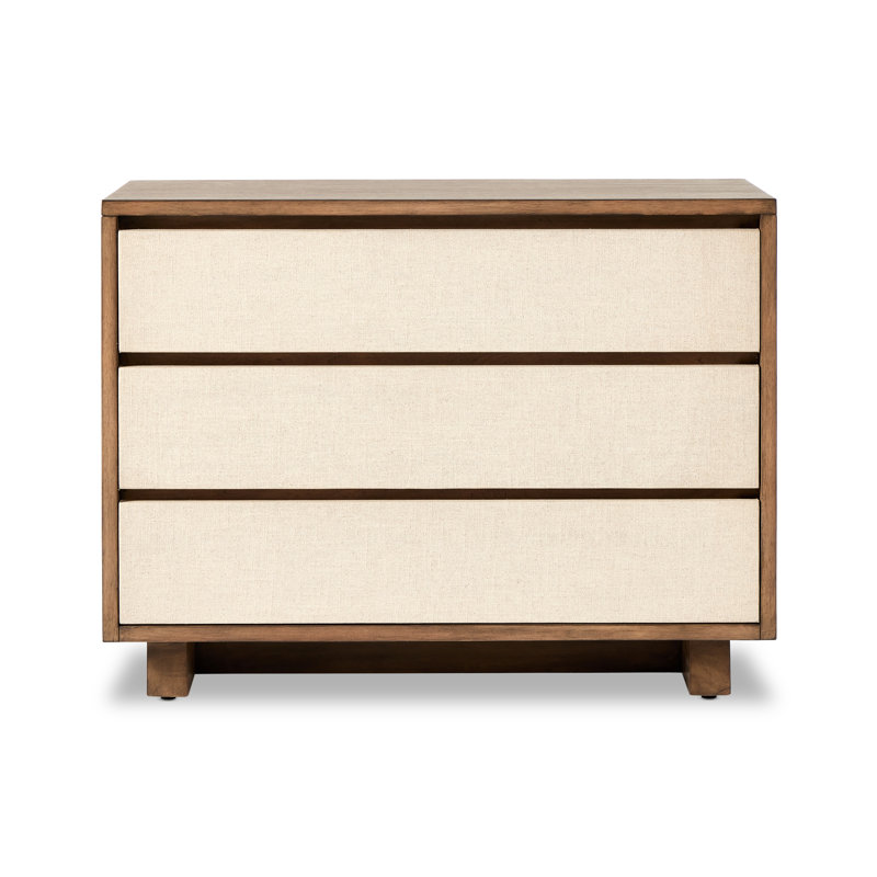 Grove 3 - Drawer Solid Wood Nightstand