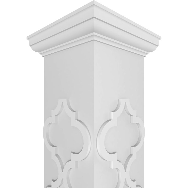 Grande colonne carrée Craftsman Classic, H 108 po x l 9,62 po x P 9,62 po