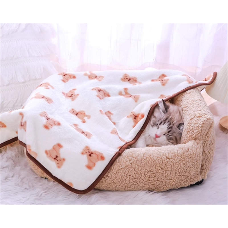 Flannel Dog Blankets, 15.74" W x 23.62" L