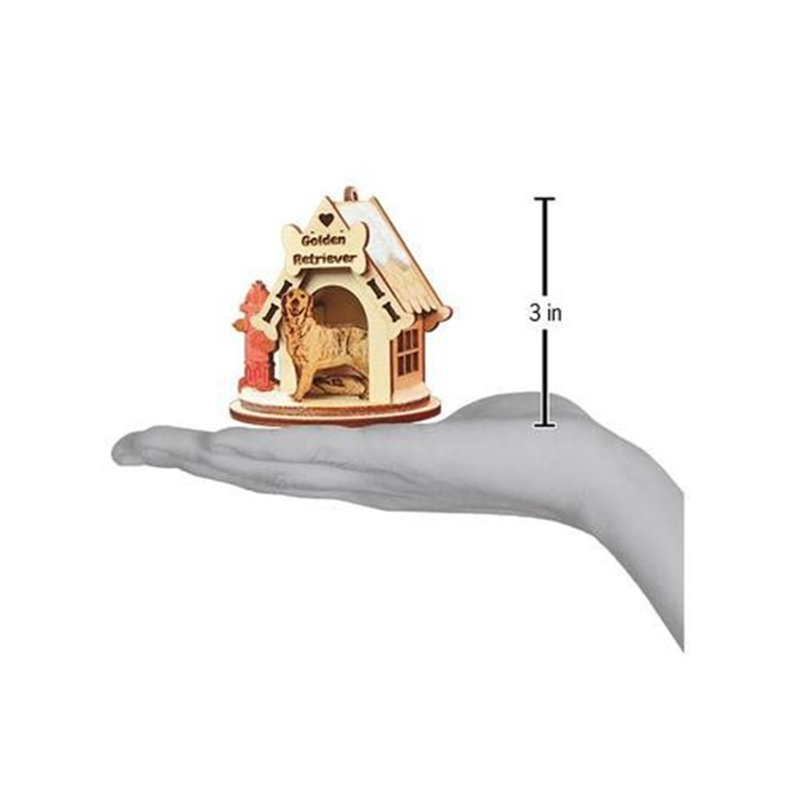 Ornement figurine suspendu boxer, Golden retriever