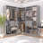Selestina 110'' Closet System with Wooden Drawers-1234567020