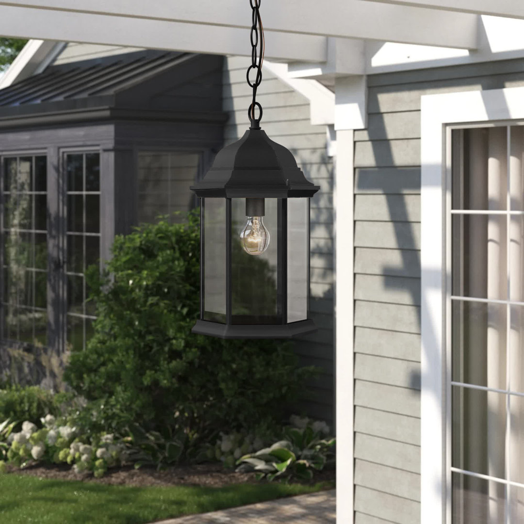 Abernethy 1 -Bulb 16.63" H Outdoor Hanging Lantern Andover Mills™ Fixture 