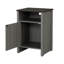 Table d'appoint 16 pouces avec porte de grange et tablette ouverte Arno