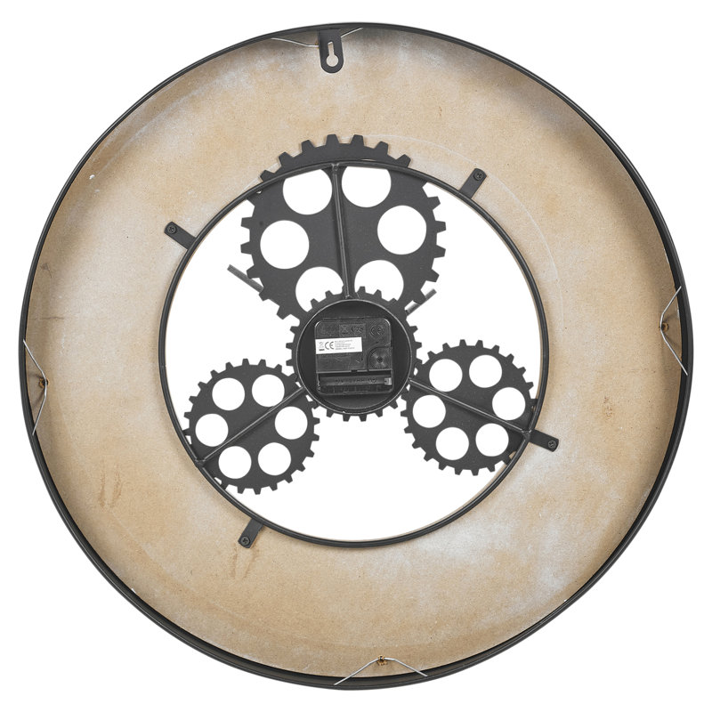 Glassman Metal Wall Clock