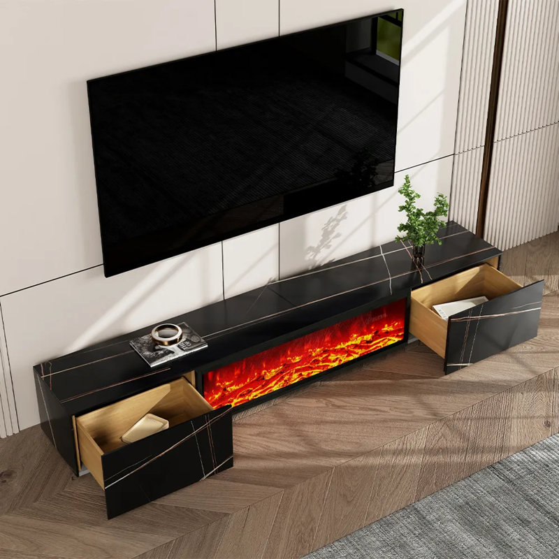 Meuble télé, H 13,78 po x L 94,49 po x l 15,75 po