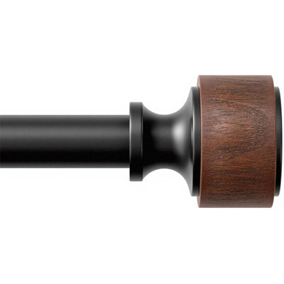 Tringles à rideaux en bois