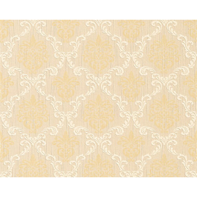 Rouleau de papier peint en treillis l 33 pi x l 21 po baroque fabric Sharleen