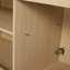 Meuble-lavabo autoportant de 60 po et 4 portes d'armoire à fermeture en douceur, tablette réglable - évier exclu 