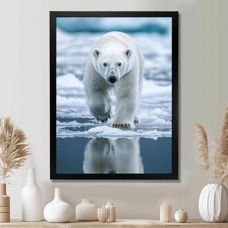 Fareham - Animals Wall Art, Black, 20" H x 12" W, Single Picture Framed Print