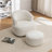 Armelda 33'' Wide Upholstered Polyester Swivel Chair With Ottoman-1153994880