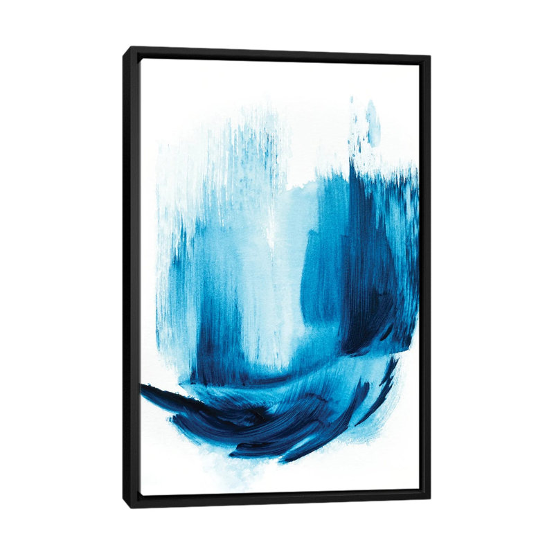 Royal Blue I - Print on Canvas, Black Framed, 66.04 cm H x 45.72 cm W