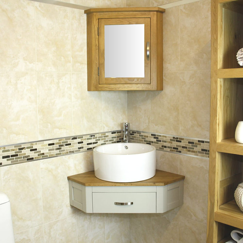 Ashley 550mm Single Bathroom Vanity with Vessel Ceramic Basin, Grey