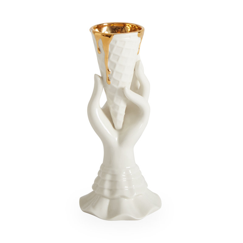 Vase doré I-Scream Muse