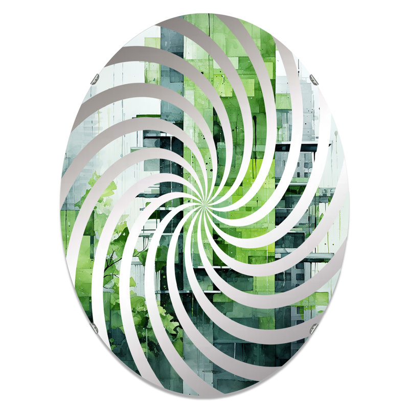 Miroir d'appoint Lime Lofts Skyscraper City Horizon I, 29,5 po x 19,6 po