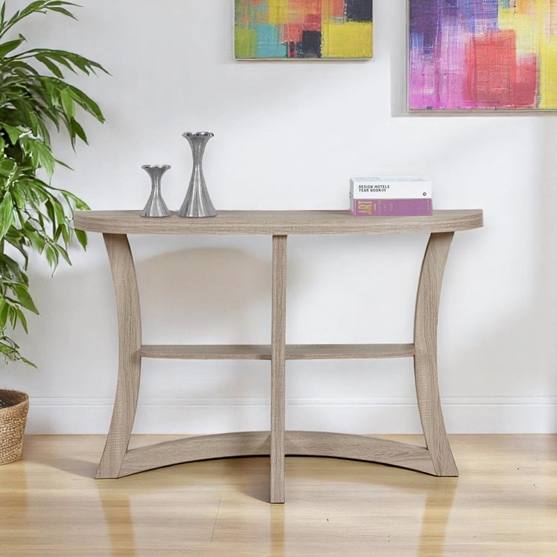 Doody Accent Table, Console, Entryway, Narrow, Sofa, Living Room, Bedroom, Laminate, Contemporary, Dark Taupe