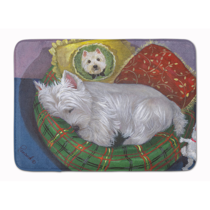 Tapis pour salle de bain Westie