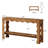 63" Console Table with Curved Legs, 2-Tier-1765428777