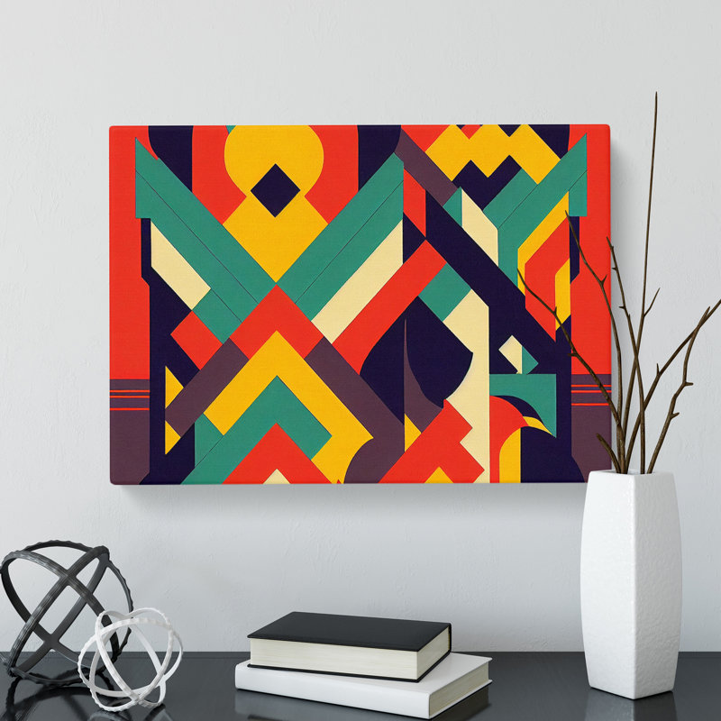 Resplendent Modern Abstract Art - Wrapped Canvas, 40cm H x 60cm W x 3cm D