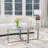 Flores Oval Cast Aluminum Coffee Table