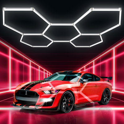 25Pack Hexagon Garage Led Lights