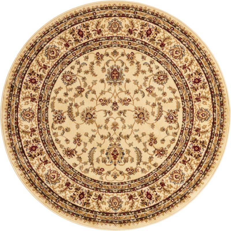 Oriental Area Rug, Round 152cm