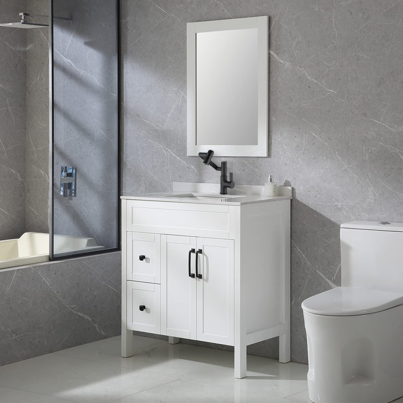 Robinet de salle de bain rotatif Cerypsa 360 degrés affichage numérique intelligent chaud et froid, Noir mat